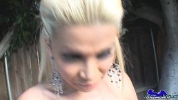 Naughty guy talks dirty to Paola while she masturbates