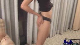 Tranny porn: hottie being naughty on camera